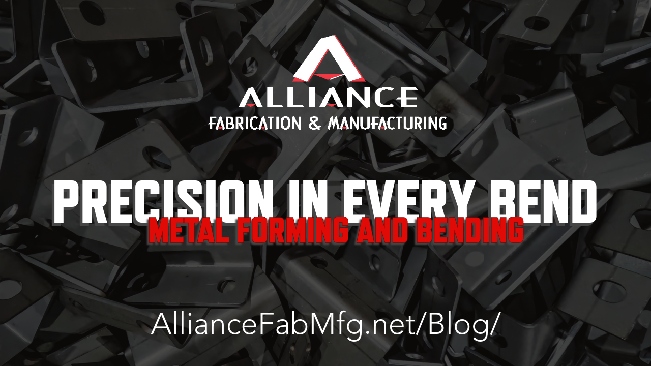 Precision in Every Bend: Press Brake Forming at Alliance Fabrication and Manufacturing