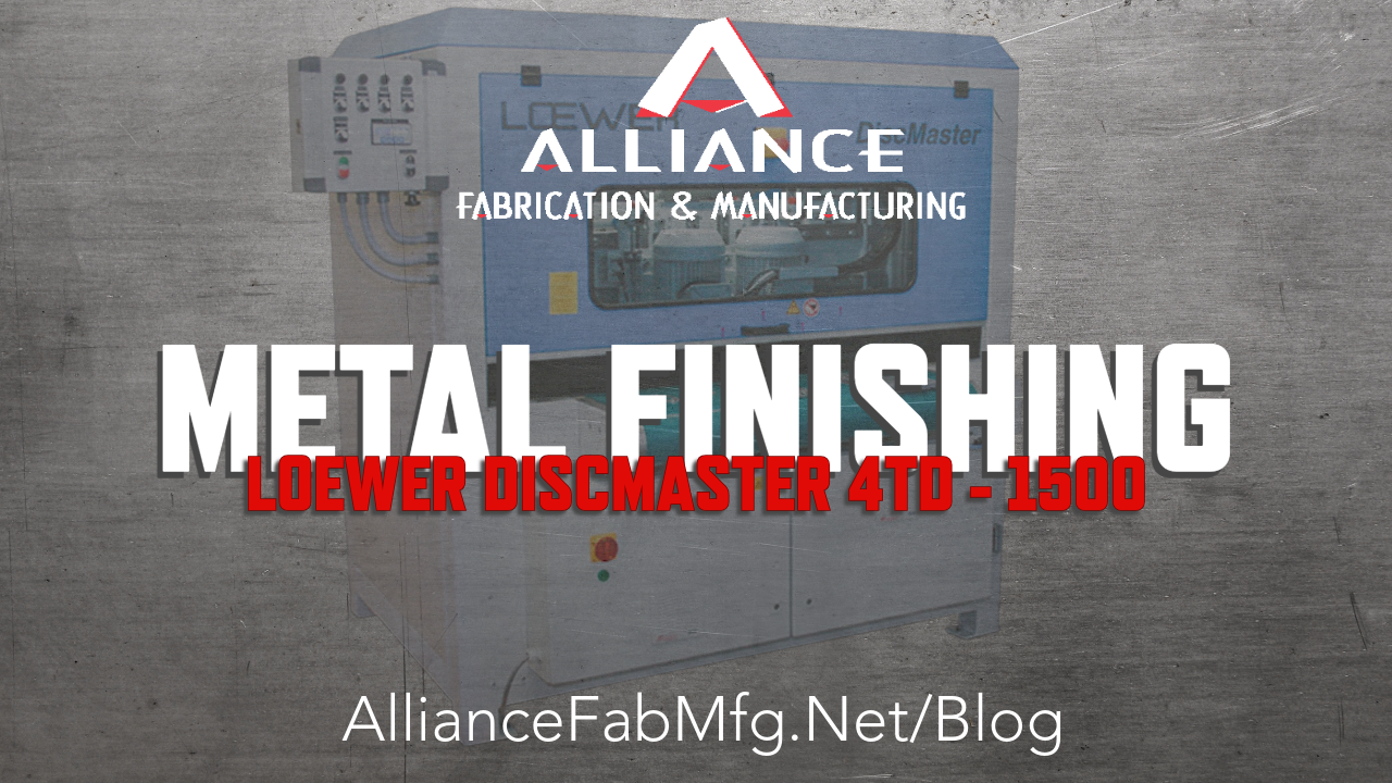 Mastering Metal Finishing with the Loewer DiscMaster 4TD-1500